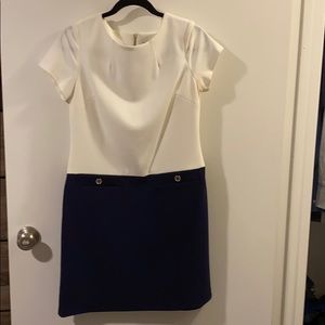 White and navy Tommy Hilfiger dress